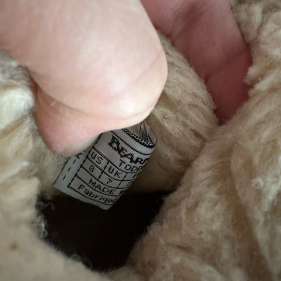 BearPaw Kids' Elle Zip Short Water Resistant Winter Fur Boot Toddler Uggs-Like - Picture 7 of 7